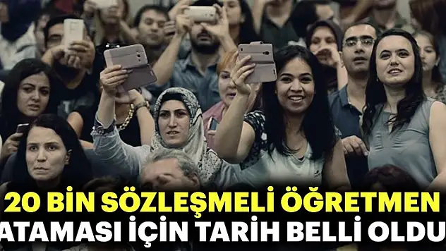 20 Bin Sözleşmeli Öğretmen Ataması, Yarın Yapılacak