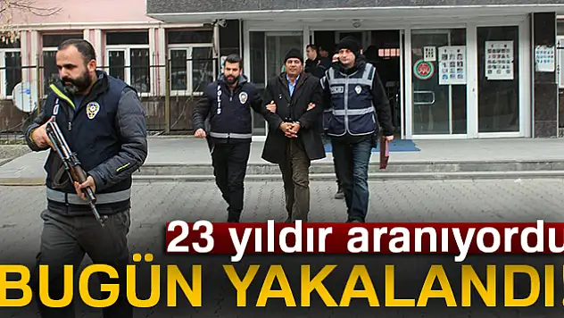 23 yıl sonra yakalandı