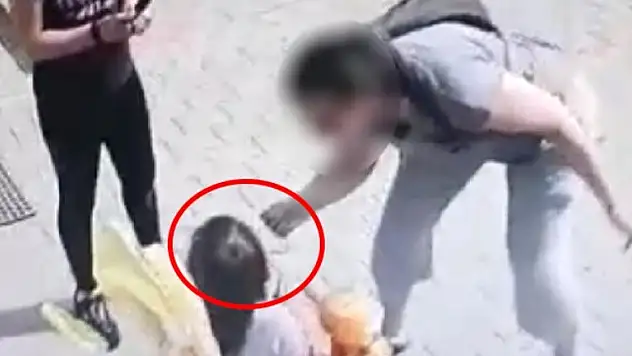 3 yaşındaki kız çocuğuna ilaç dayağı kamerada