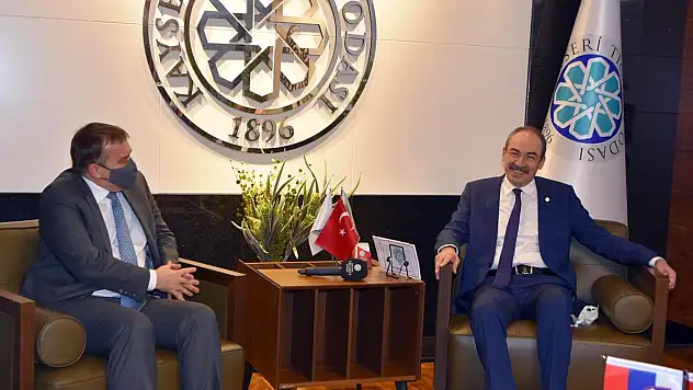 5 ÜLKENİN BÜYÜKELÇİLERİNDEN KTO'YA ZİYARET