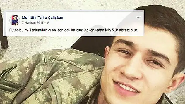 Afrin Şehidinin Sosyal Medyadaki 'Asker Vatan İçin Ölür Altyazı Olur' Paylaşımı Yürek Dağladı