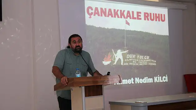 AHMET NEDİM KİLCİ, 101. YILINDA ÇANAKKALE RUHUNU ANLATTI