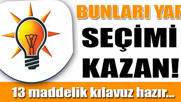 AK Parti'den adaylara talimatlar