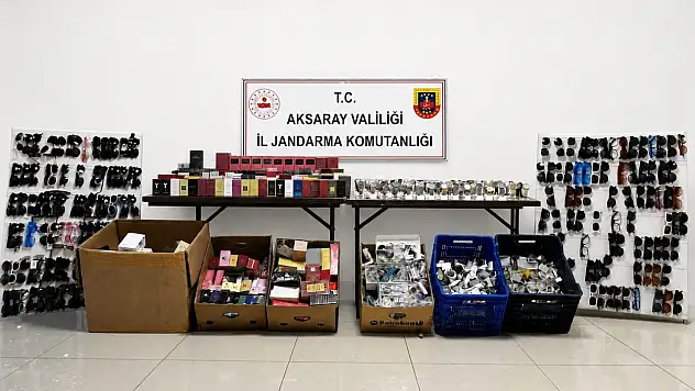 Aksaray'da 25 milyonluk kaçakçılığa jandarma darbesi