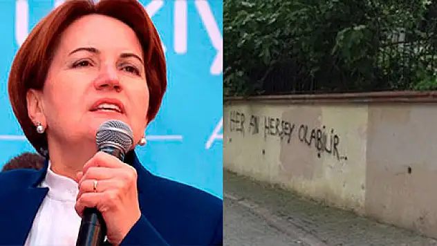 Akşener'in evinin karşısındaki duvara yazı yazan şüpheliye takipsizlik kararı