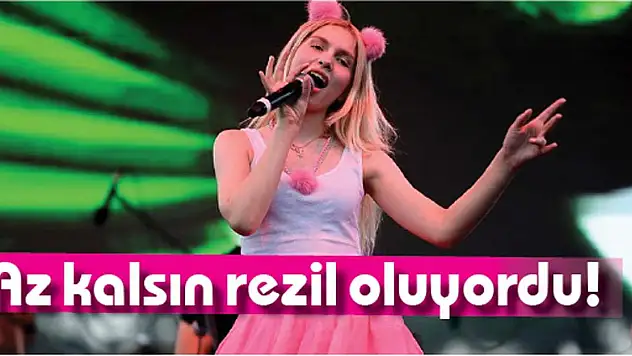 Aleyna az kalsın rezil oluyordu!