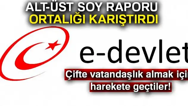Alt-üst soy raporu ortalığı karıştırdı