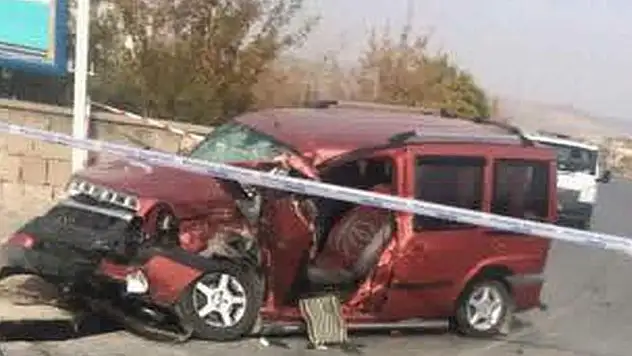 Anbarda Trafik Kazası