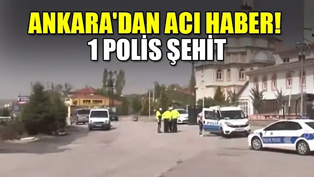 Ankara'da Polis Uygulama Noktasına Araç Daldı: 1 Polis Memuru Şehit Oldu