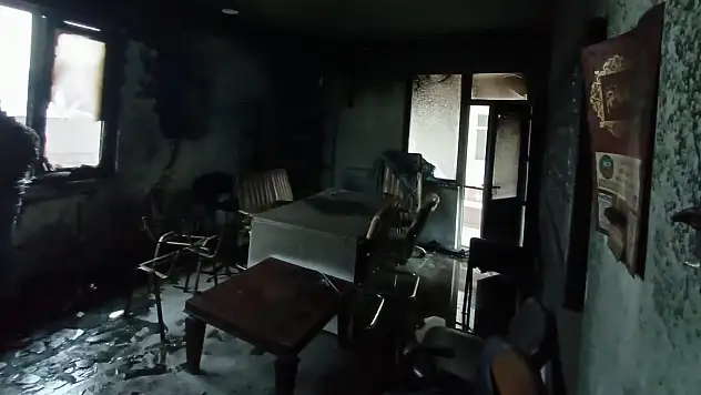 ARGINCIK ÜLKÜ OCAĞI'NDA YANGIN ÇIKTI