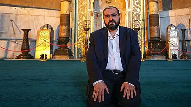 AYASOFYA CAMİİ İMAMI BOYNUKALIN, GÖREVİNDEN AYRILDI