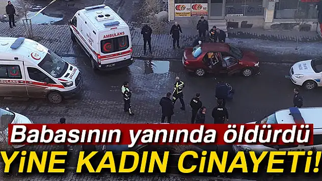 Ayrıldığı eşini silahla vurarak öldürdü