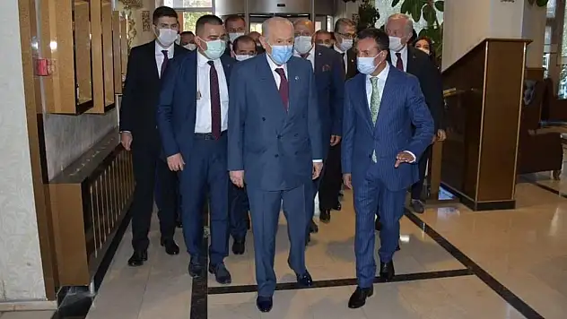 BAHÇELİ'DEN TATVAN'A ZİYARET