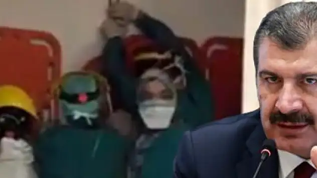 BAKAN KOCA: 'SAĞLIK ÇALIŞANLARIMIZA SEVGİ VE SAYGI GÖSTERELİM'