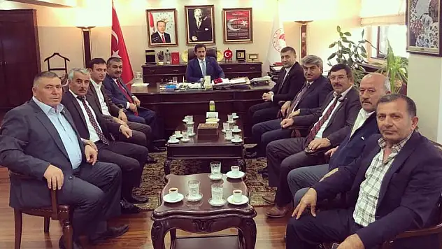 BAKİ ERSOY VE ZİRAAT ODASI BAŞKANLARINDAN BAKANLIK ÇIKARMASI