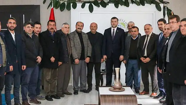 BAKİ ERSOY, YAHYALILI NAKLİYECİLERLE TOPLANTI YAPTI