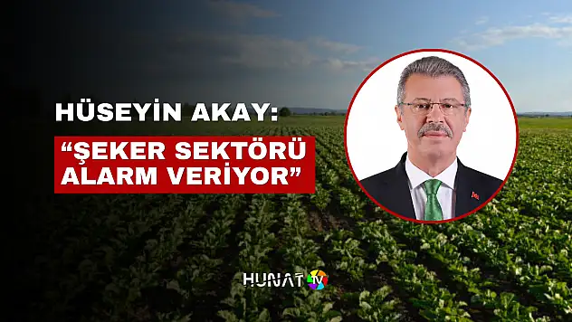 Başkan Akay: Şeker sektörü alarm veriyor