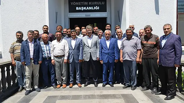 BAŞKAN AKAY'A GEMEREK HEYETİNDEN TEBRİK ZİYARETİ