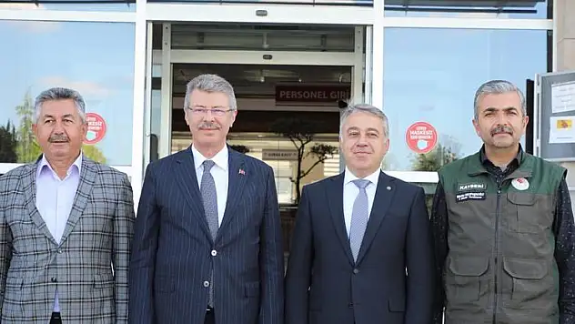 BAŞKAN AKAY'DAN İL TARIM VE ORMAN MÜDÜRÜ ŞAHİN'E ZİYARET