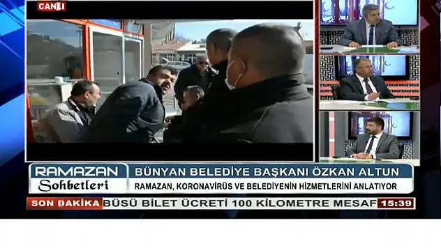 BAŞKAN ALTUN: 'BÜNYAN'DA SİYASET DEĞİL HALKA HİZMET KONUŞULUYOR'