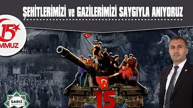 BAŞKAN BAYRAK'TAN 15 TEMMUZ MESAJI