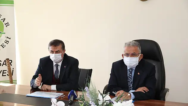 BAŞKAN BÜYÜKKILIÇ, 2021 YATIRIMLARI İÇİN YEŞİLHİSAR'DA
