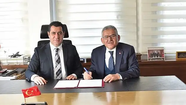 BAŞKAN BÜYÜKKILIÇ ANKARA'DA PROTOKOL İMZALADI