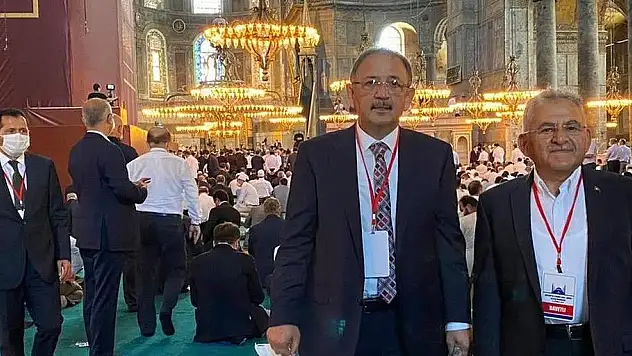 BAŞKAN BÜYÜKKILIÇ AYASOFYA'DA
