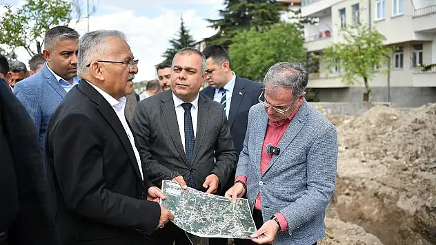 BAŞKAN BÜYÜKKILIÇ, HACILAR'DA 35 MİLYON TL'LİK KASKİ YATIRIMINI İNCELEDİ