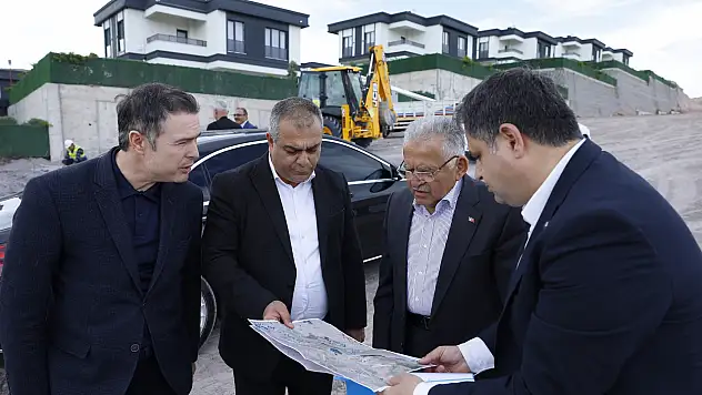 Başkan Büyükkılıç, KASKİ'nin güçlü altyapı yatırımını yerinde inceledi