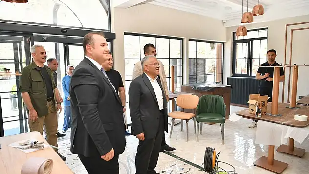 Başkan Büyükkılıç, MÜLHEM Kayseri Mutfağı'nda incelemede bulundu