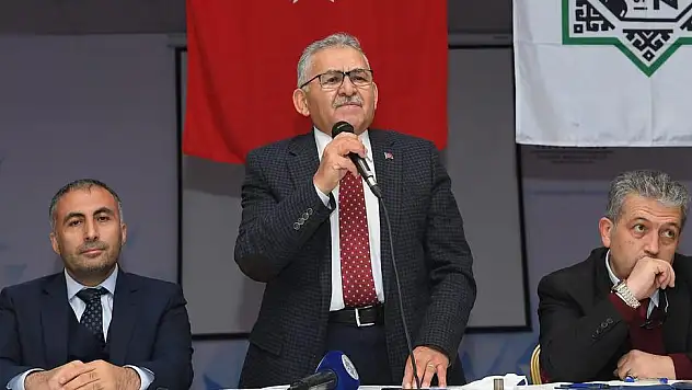 BAŞKAN BÜYÜKKILIÇ, SARIZ'DA MUHTARLARLA BULUŞTU