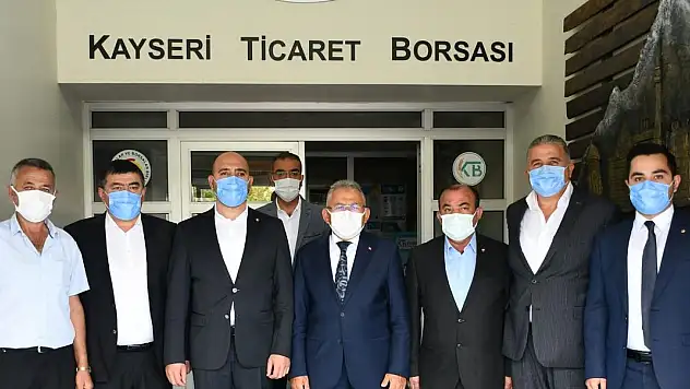 BAŞKAN BÜYÜKKILIÇ'TAN TİCARET BORSASI'NA ZİYARET