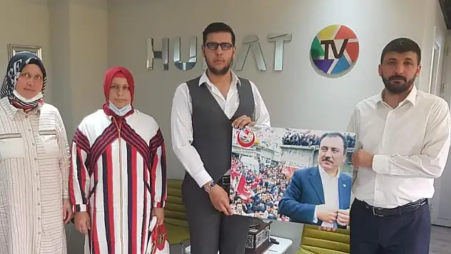 BAŞKAN ÇEVRİM VE YÖNETİMİNDEN AÇIKGÖZ'E ZİYARET