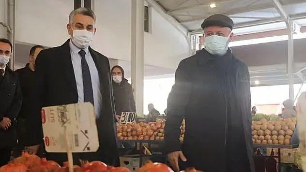 BAŞKAN ÇOLAKBAYRAKDAR'DAN PAZARDA KORONAVİRÜS UYARISI