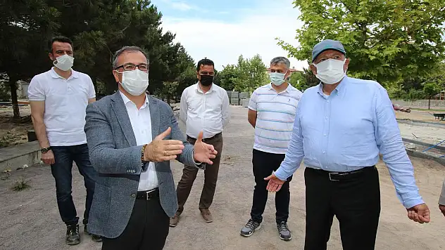 BAŞKAN ÖZDOĞAN, 15 TEMMUZ ŞEHİTLER PARKINDA İNCELEMELERDE BULUNDU