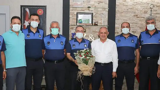 BAŞKAN ÖZTÜRK ZABITA HAFTASINI PERSONELİYLE KUTLADI