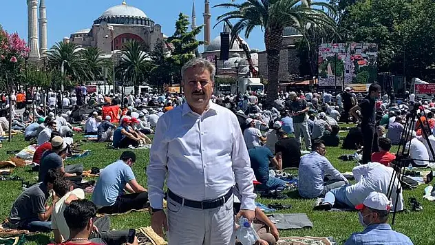BAŞKAN PALANCIOĞLU, AYASOFYA AÇILIŞINDA