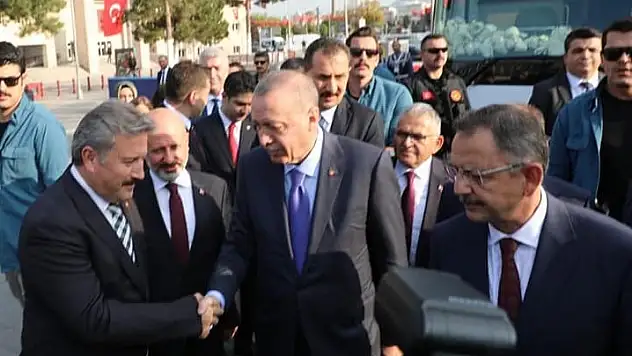 BAŞKAN PALANCIOĞLU, ERDOĞAN'A BİLGİ VERDİ