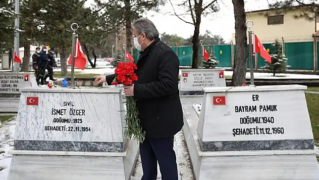 BAŞKAN PALANCIOĞLU, ŞEHİTLİĞİ ZİYARET ETTİ