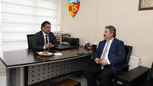 BAŞKAN PALANCIOĞLU'NDAN YENİ CEMİYET BAŞKANI METİN KÖSEDAĞ'A TEBRİK