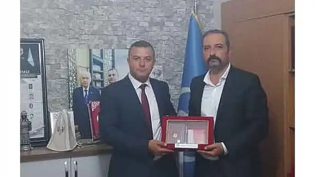 BAŞKAN SİNGİN'DEN BAŞKAN ÇELİK'E ZİYARET