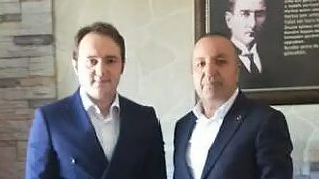 BAŞKAN UZUNLUOĞLU'NDAN KAYMAKAM ALEMDAROĞLU'NA VEDA ZİYARETİ
