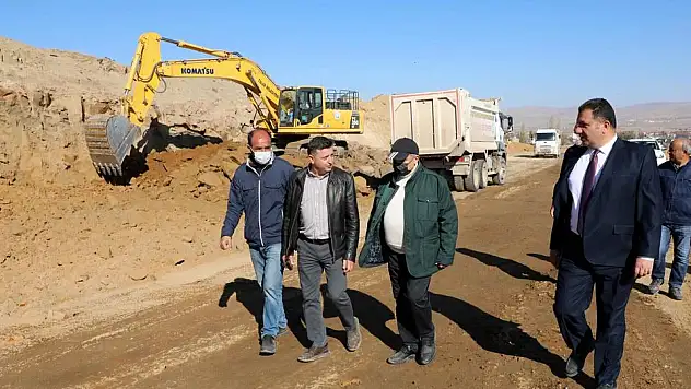 BAŞKAN YALÇIN, KEPEZ YENİ YOLU İNCELEDİ