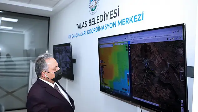 BAŞKAN YALÇIN, KOORDİNASYON MERKEZİ'NDEN KIŞ ÇALIŞMALARINI TAKİP ETTİ