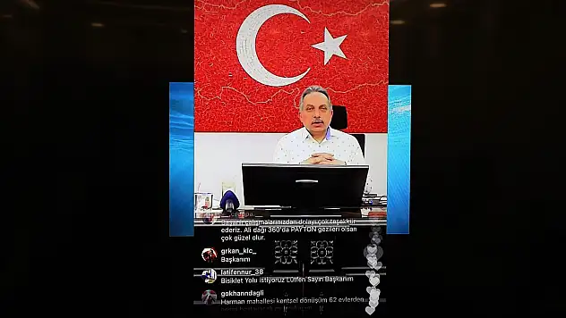 BAŞKAN YALÇIN, YİNE TAKİPÇİLERİNİN KARŞISINDAYDI