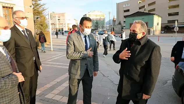 BAŞKAN YALÇIN'DAN ŞEHİTLER DERNEĞİ'NE' GARA' ZİYARETİ