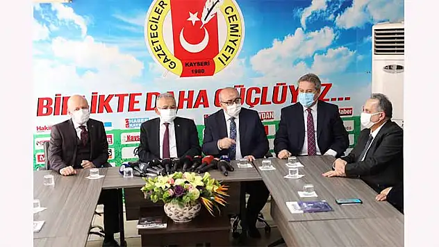 BAŞKANLARDAN GAZETECİLERE '10 OCAK' ZİYARETİ