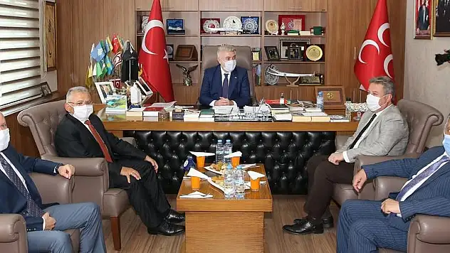 BAŞKANLARDAN MHP, CHP VE İYİ PARTİ'YE ZİYARET