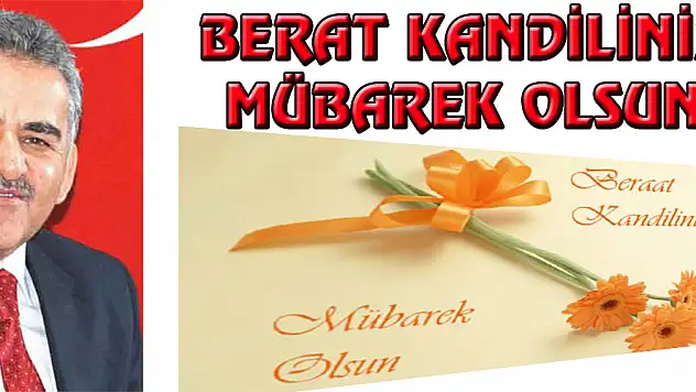 Berat kandiliniz Mübarek Olsun